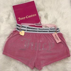 *BRAND NEW* Juicy Couture 2 Pack Velour Sleep Shorts - Size M